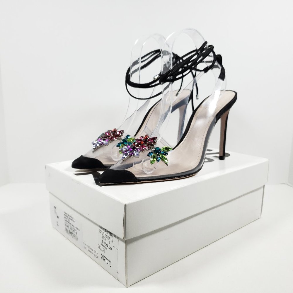 Schutz Tracie Jewel Pumps - Black 9B